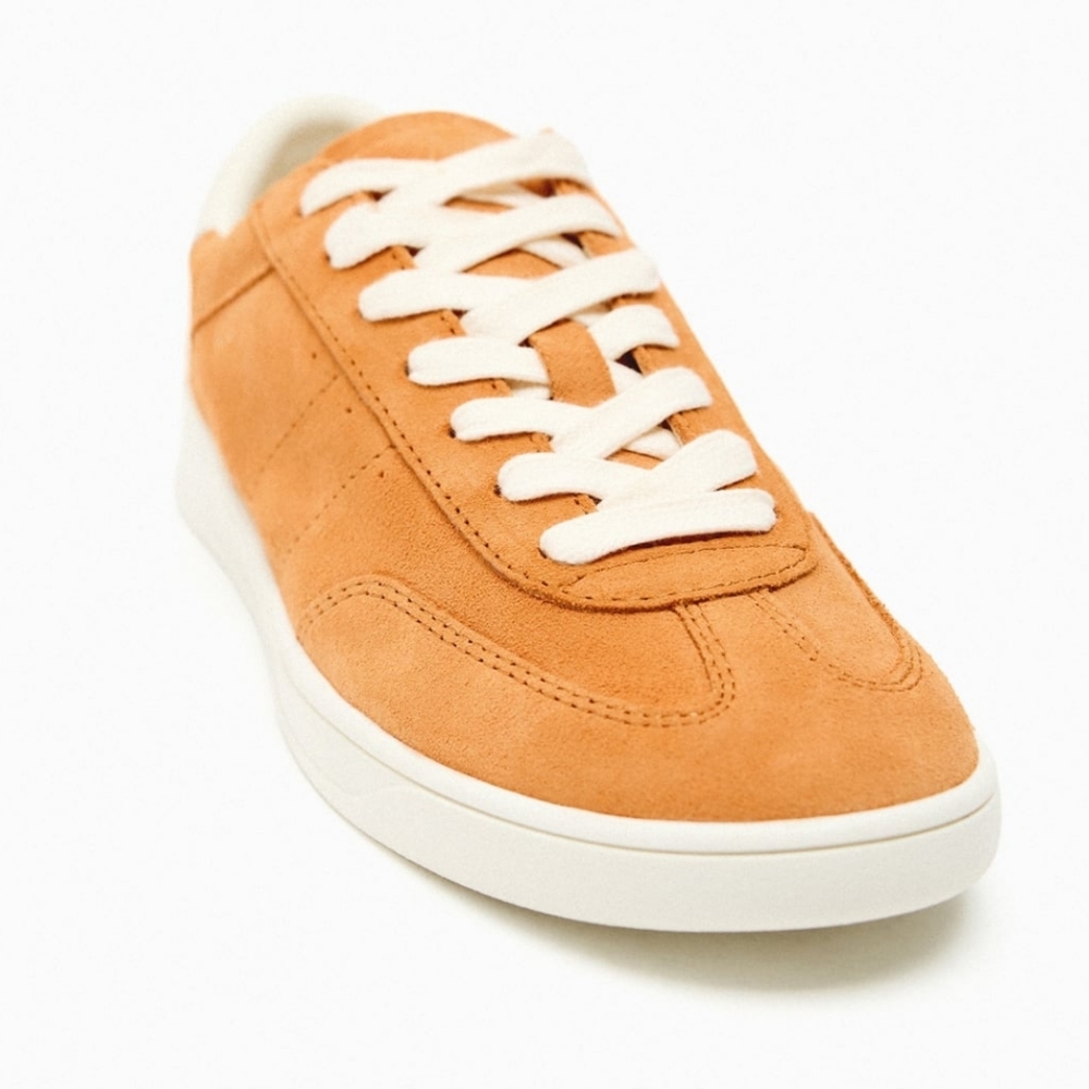 Zara LEATHER ATHLETIC SNEAKERS